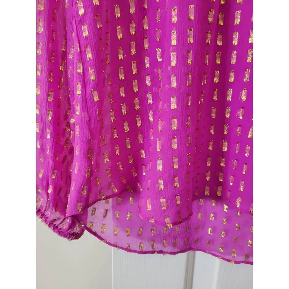 Lilly Pulitzer Silk Colby Top size M MSRP $168